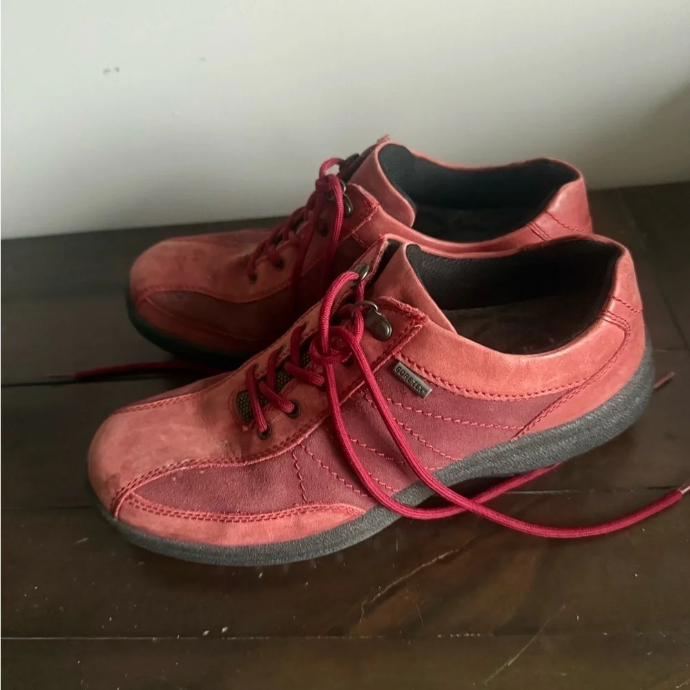 Hotter Comfort Concept “Mist” Shoes – Red Leather – Women’s 10
